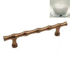 Hardware International [11-106-PN] Solid Brass Cabinet Pull Handle - Oversized - Natural Series - Polished Nickel Finish - 6&quot; C/C - 8 1/2&quot; L