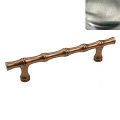 Hardware International [11-106-SN] Solid Brass Cabinet Pull Handle - Oversized - Natural Series - Satin Nickel Finish - 6&quot; C/C - 8 1/2&quot; L