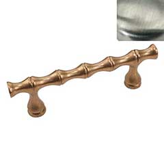 Hardware International [11-196-SN] Solid Brass Cabinet Pull Handle - Standard Sized - Natural Series - Satin Nickel Finish - 96mm C/C - 5 3/8&quot; L
