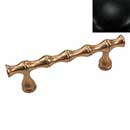 Hardware International [11-196-BL] Solid Brass Cabinet Pull Handle - Standard Sized - Natural Series - Flat Black Finish - 96mm C/C - 5 3/8&quot; L