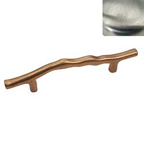 Hardware International [12-105-SN] Solid Brass Cabinet Pull Handle - Oversized - Natural Series - Satin Nickel Finish - 5" C/C - 7 7/8" L