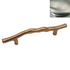 Hardware International [12-105-SN] Solid Brass Cabinet Pull Handle - Oversized - Natural Series - Satin Nickel Finish - 5&quot; C/C - 7 7/8&quot; L