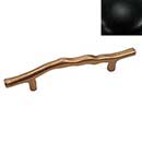 Hardware International [12-105-BL] Solid Brass Cabinet Pull Handle - Oversized - Natural Series - Flat Black Finish - 5&quot; C/C - 7 7/8&quot; L