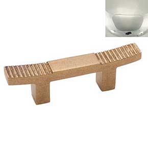Hardware International [14-102-PN] Solid Brass Cabinet Pull Handle - Standard Sized - Deco Series - Polished Nickel Finish - 2" C/C - 4" L