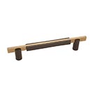 Hardware International [01-203-EC] Solid Bronze Cabinet Pull Handle - Standard Sized - Edge Series - Espresso / Champagne Finish - 3" C/C - 4 3/8" L