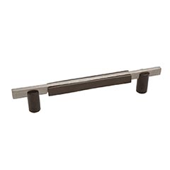 Hardware International [01-203-EP] Solid Bronze Cabinet Pull Handle - Standard Sized - Edge Series - Espresso / Platinum Finish - 3&quot; C/C - 4 3/8&quot; L