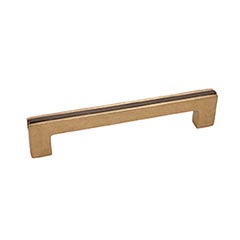 Hardware International [02-196-CE] Solid Bronze Cabinet Pull Handle - Standard Sized - Angle Series - Champagne / Espresso Finish - 96mm C/C - 4 3/8&quot; L