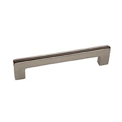 Hardware International [02-196-PE] Solid Bronze Cabinet Pull Handle - Standard Sized - Angle Series - Platinum / Espresso Finish - 96mm C/C - 4 3/8&quot; L