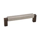 Hardware International [03-203-EP] Solid Bronze Cabinet Pull Handle - Standard Sized - Angle Series - Espresso / Platinum Finish - 3" C/C - 3 1/8" L