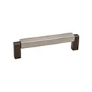 Hardware International [03-204-EP] Solid Bronze Cabinet Pull Handle - Standard Sized - Angle Series - Espresso / Platinum Finish - 4&quot; C/C - 4 1/4&quot; L