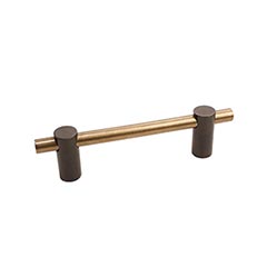 Hardware International [04-106-EC] Solid Bronze Cabinet Pull Handle - Oversized - Curve Series - Espresso / Champagne Finish - 6&quot; C/C - 6 3/4&quot; L