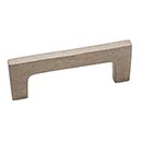 Hardware International [06-103-P] Solid Bronze Cabinet Pull Handle - Standard Sized - Mission Series - Platinum Finish - 3" C/C - 3 3/8" L