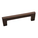 Hardware International [06-104-E] Solid Bronze Cabinet Pull Handle - Standard Sized - Mission Series - Espresso Finish - 4" C/C - 4 1/2" L