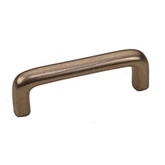 Hardware International [07-103-P] Solid Bronze Cabinet Pull Handle - Standard Sized - Renaissance Series - Platinum Finish - 3&quot; C/C - 3 3/8&quot; L