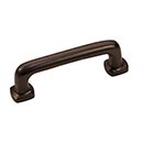 Hardware International [08-103-E] Solid Bronze Cabinet Pull Handle - Standard Sized - Renaissance Series - Espresso Finish - 3" C/C - 3 5/8" L