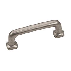 Hardware International [08-103-P] Solid Bronze Cabinet Pull Handle - Standard Sized - Renaissance Series - Platinum Finish - 3&quot; C/C - 3 5/8&quot; L