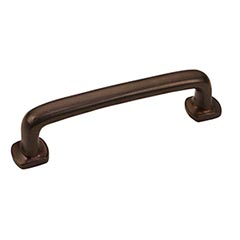 Hardware International [08-104-E] Solid Bronze Cabinet Pull Handle - Standard Sized - Renaissance Series - Espresso Finish - 4&quot; C/C - 4 3/4&quot; L