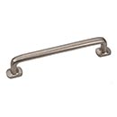 Hardware International [08-106-P] Solid Bronze Cabinet Pull Handle - Oversized - Renaissance Series - Platinum Finish - 6&quot; C/C - 7&quot; L