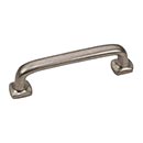 Hardware International [08-196-P] Solid Bronze Cabinet Pull Handle - Standard Sized - Renaissance Series - Platinum Finish - 96mm C/C - 4 1/2&quot; L