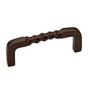 Hardware International [09-103-E] Solid Bronze Cabinet Pull Handle - Standard Sized - Mission Series - Espresso Finish - 3&quot; C/C - 3 3/8&quot; L