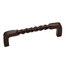 Hardware International [09-105-E] Solid Bronze Cabinet Pull Handle - Oversized - Mission Series - Espresso Finish - 5" C/C - 5 3/8" L