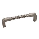 Hardware International [09-105-P] Solid Bronze Cabinet Pull Handle - Oversized - Mission Series - Platinum Finish - 5" C/C - 5 3/8" L