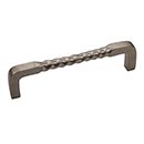 Hardware International [09-196-P] Solid Bronze Cabinet Pull Handle - Standard Sized - Mission Series - Platinum Finish - 96mm C/C - 4 1/8&quot; L