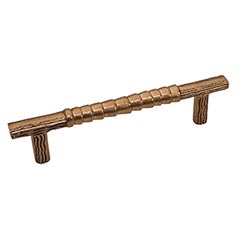 Hardware International [10-105-C] Solid Bronze Cabinet Pull Handle - Oversized - Natural Series - Champagne Finish - 5&quot; C/C - 6 3/8&quot; L
