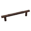 Hardware International [10-105-E] Solid Bronze Cabinet Pull Handle - Oversized - Natural Series - Espresso Finish - 5" C/C - 6 3/8" L