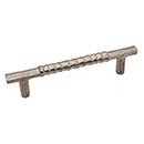 Hardware International [10-105-P] Solid Bronze Cabinet Pull Handle - Oversized - Natural Series - Platinum Finish - 5" C/C - 6 3/8" L