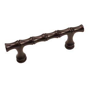 Hardware International [11-103-E] Solid Bronze Cabinet Pull Handle - Standard Sized - Natural Series - Espresso Finish - 3" C/C - 4 1/4" L