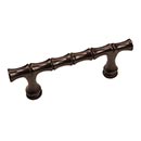 Hardware International [11-103-E] Solid Bronze Cabinet Pull Handle - Standard Sized - Natural Series - Espresso Finish - 3" C/C - 4 1/4" L