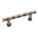 Hardware International [11-103-P] Solid Bronze Cabinet Pull Handle - Standard Sized - Natural Series - Platinum Finish - 3&quot; C/C - 4 1/4&quot; L