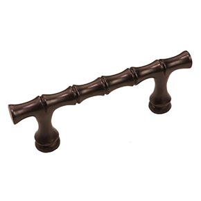 Hardware International [11-104-E] Solid Bronze Cabinet Pull Handle - Standard Sized - Natural Series - Espresso Finish - 4" C/C - 5 5/8" L