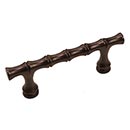 Hardware International [11-104-E] Solid Bronze Cabinet Pull Handle - Standard Sized - Natural Series - Espresso Finish - 4" C/C - 5 5/8" L