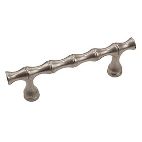 Hardware International [11-196-P] Solid Bronze Cabinet Pull Handle - Standard Sized - Natural Series - Platinum Finish - 96mm C/C - 5 3/8" L