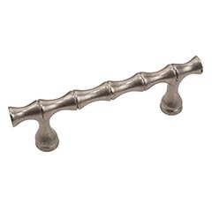 Hardware International [11-196-P] Solid Bronze Cabinet Pull Handle - Standard Sized - Natural Series - Platinum Finish - 96mm C/C - 5 3/8&quot; L