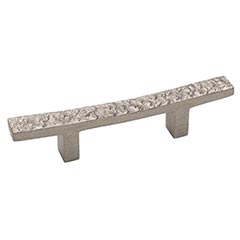 Hardware International [13-103-P] Solid Bronze Cabinet Pull Handle - Standard Sized - Deco Series - Platinum Finish - 3&quot; C/C - 5 7/8&quot; L