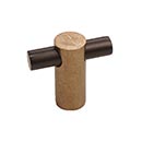 Champagne Espresso Finish - Curve Two-Tone Series Solid Bronze Decorative Hardware - Hardware International Bronze Hardware