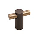 Espresso Champagne Finish - Curve Two-Tone Series Solid Bronze Decorative Hardware - Hardware International Bronze Hardware