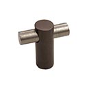 Espresso Platinum Finish - Curve Two-Tone Series Solid Bronze Decorative Hardware - Hardware International Bronze Hardware