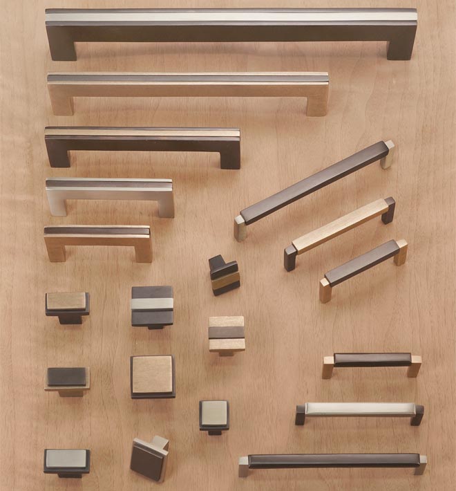 Angle Two-Tone Series - Hardware International Solid Bronze Hardware Collection