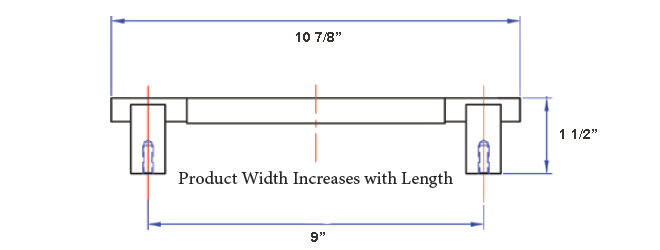 Edge Series 01-109 Appliance Pull