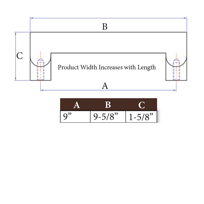 Mission Series 05-109 Appliance Pull