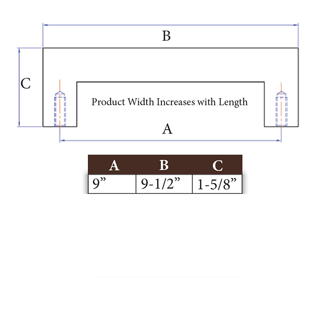 Mission Series 06-109 Appliance Pull