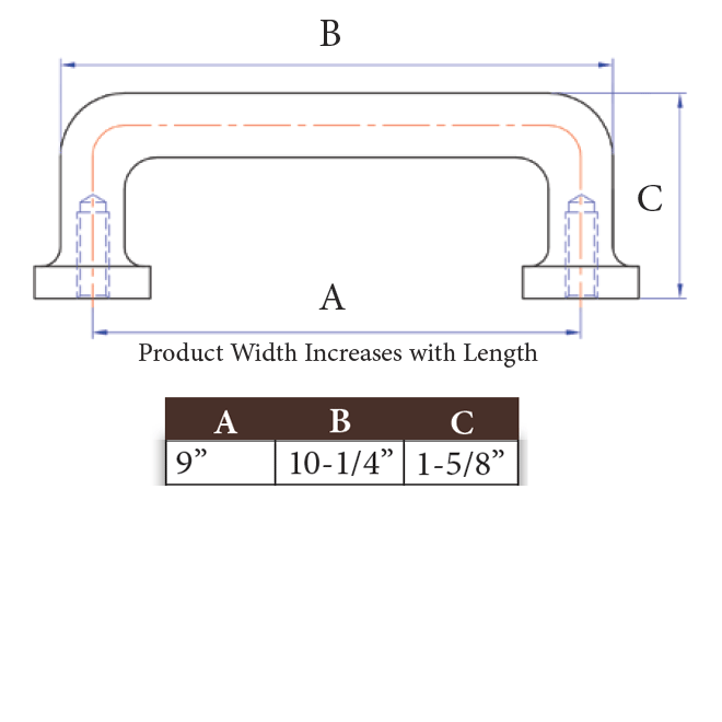 Renaissance Series 08-109 Appliance Pull