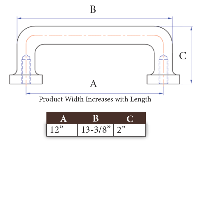 Renaissance Series 08-112 Appliance Pull