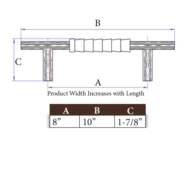 Natural Series 10-108 Appliance Pull