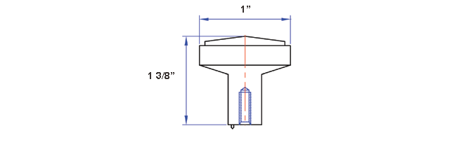 Edge Series 01-501 Knob