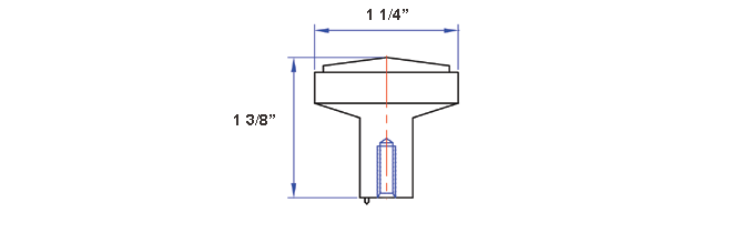 Edge Series 01-502 Knob